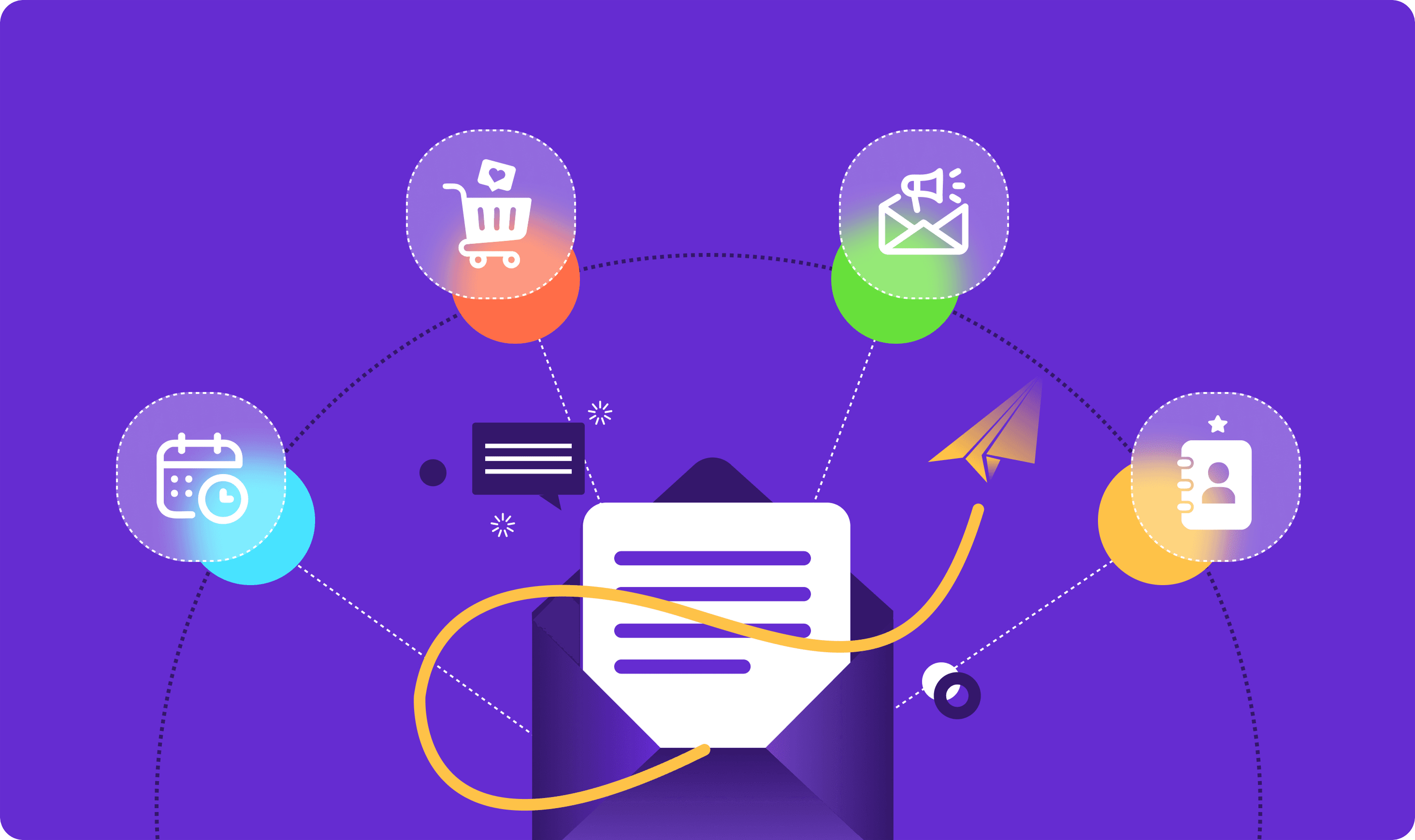 Connected email marketing platform